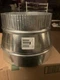 Imperial 8&rdquo;x7&rdquo; Reducer Galvanized Steel HVAC Duct 26 Gauge