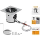 Heavy Duty 304 Stainless Steel Fire Burn Pot Compatible with Traeger & Pit Boss