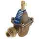 Watts TB1156F 1/2" Bronze High Capacity Feed Water Pressure Regulator With Union