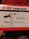 Robertshaw 41-403 Hot Surface Igniter, Lp/Ng, 120, 5 1/2 In L., Silicon Carbide