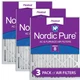 Nordic Pure 20x35x2 Pleated MERV 8 Air Filters 3 Pack