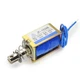 Fielect DC 24V 25N Push Pull Type Solenoid Electromagnet, 0.4A 9.6W 10mm Stro...