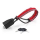 Car Steering Wheel Lock Anti-theft For Truck SUV Van RV w/3 Keys&Red Reflective Car Steering Wheel Lock Anti-theft For Truck SUV Van RV w/3 Keys&Red Reflective