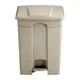 Safco Plastic Step-On Receptacle - 17 Gallon in Tan