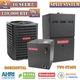 96% 120K BTU Goodman 5 Ton HEAT PUMP Furnace System 16 SEER2 2-Stage GSZH506010