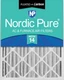 Nordic Pure 20x24x4 (3 5/8) Pleated Air Filters MERV 14 Plus Carbon 1 Pack