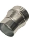 Imperial GV1419 Galvanized 24 ga. Steel Furnace Pipe INCREASER 4"-5" Dia.