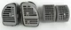 CHEVY GMC SILVERADO SUBURBAN SIERRA TAHOE YUKON DASH AIR VENT SET GRAY 1995-1999