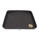 Diversitech A/C Secondary Plastic Condensate Drain Pan, 30x30x2 inch, Black 