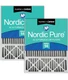 Nordic Pure 20x25x5 (19_3/4 x 24_1/4 x 19.8" x 24.3" x 4.9", MERV 14, 2 Pack