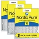 Nordic Pure 20x24x2 Pleated MERV 10 Air Filters 3 Pack