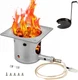 Fire Burn Pot Hot Rod Ignitor Kit Replacement for Traeger Pit Boss Pellet Grill