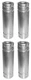 M&G DuraVent 3PVL-24S 3" x 24" Pellet Stove Double Wall Chimney Pipe - Pack of 4