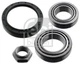 For FEBI 19295 WHEEL BEARING KIT WITH SHAFT SEAL AND AXLE GROOVE