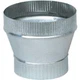 (1)-Imperial 24 Ga. 7 In. x 8 In. Galvanized Stove Pipe Duct Increaser GV1361