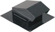 Broan-NuTone 636 Steel Roof Vent Cap for 3" and 4" Round Duct, For Black 