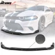 Fits 15-23 Dodge Charger V2 Style Carbon Fiber Print Front Bumper Lip 4PC ABS Fits 15-23 Dodge Charger V2 Style Carbon Fiber Print Front Bumper Lip 4PC ABS