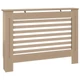 vidaXL Radiator Cover 44dot1 In x7dot5 In x31dot9 In MDF