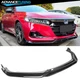 Fits 21-22 Honda Accord Sedan V2 Gloss Black 4PCS Front Bumper Lip Splitter - PP Fits 21-22 Honda Accord Sedan V2 Gloss Black 4PCS Front Bumper Lip Splitter - PP