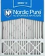 20x25x5 Nordic Pure Air Filters MERV 8 2 Pack
