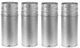 (4) DuraVent 3PVL-A12S 3" x 12" Adjustable Pellet Stove Double Wall Chimney Pipe
