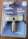 PLUMB PAK PP840-30 1/4-in Square Stem Furnace Key PLUMB PAK PP840-30 1/4-in Square Stem Furnace Key