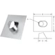 SELKIRK 5 In. RV Gas Vent Adjustable Roof Flashing 105825 SELKIRK RV 105825 5