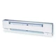 Dayton Electric Baseboard Heater 30in 208 240V 500W White Steel Convection