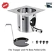 304 Stainless Steel Fire Burn Pot for Traeger Pit Boss Camp Chef Z Grills Pellet