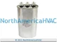Supco Universal Oval Motor Dual Capacitor 40+4 uf MFD 370 VAC Volt CD40+4x370