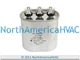 Supco Universal Oval Motor Dual Capacitor 25+3 uf MFD 370 VAC Volt CD25+3x370
