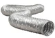 Dundas Jafine Flexible Aluminum Foil Duct, Ul Listed, 6" x 25'