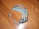 BB14:TRIANGLE TR5868 BELLY BAND MOTOR MOUNT,3 ARMS,RAD.ARM=3", AX. HT=4"
