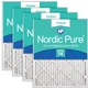 Nordic Pure 16x25x1 (Actual Size: 15 1/2 x 24 1/2 x 3/4) Pleated MERV 14 Air ...