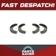Handbrake Shoes Set fits BMW M535 E28 3.4 85 to 87 Parking Bosch 34211120867 New