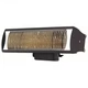 SOLAIRA SCOSY15120B Electric Infrared Heater: 1500W, 120V AC, 1 Phase, Plug-In