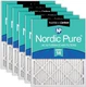 6 Pack Nordic Pure 16x25x1 Pleated Air Filters MERV 14 Plus Carbon