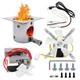 Fire Burn Pot & Hot Rod Ignitor Kit for Traeger and Pit Boss Pellet Grill Burner