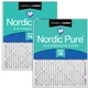 Breathe Cleaner Air - Nordic Pure MERV 14 Carbon Filter 2 Pack