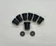 TRIUMPH BATTERY CARRIER OIL TANK SIDE COVER RUBBER  KIT 1968-73 500 T100