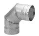 DuraVent PelletVent 4PVL-E90 for Multi-Fuel 4in. Diameter 90&deg; Elbow