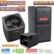 R32 Goodman 1.5 Ton Heat Pump & Gas Furnace 15.2 SEER2 80000 BTU 92% Horizontal