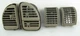 CHEVY GMC SILVERADO SUBURBAN SIERRA TAHOE YUKON DASH AIR VENT SET TAN 1995-1999