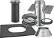 SELKIRK 206621 6" INSULATED SURE-TEMP PITCHED CEILING PIPE SUPPORT KIT 9846999