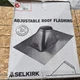 Selkirk 206830 Sure-Temp Adjustable Roof Flashing, 6-In., 6/12 to 12/12 Pitch -