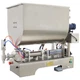 50-500ml Paste Liquid Filling Heating Mixing Machine 80L Transverse Hopper 1500W