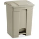Safco  Waste Receptacle 9922TN 17 gal. Plastic Brown 073555992267
