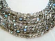 5-7mm Labradorite Plain Oval Beads, Blue Fire Gemstones, Flashy Blue Beads