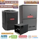 R32 Goodman 2.5 Ton Multi-Family Heat Pump & Furnace System 80% 80K 14.5 SEER2