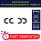Handbrake Shoes Set fits BMW M535 E28 3.4 85 to 87 Parking Bosch 34211120867 New
